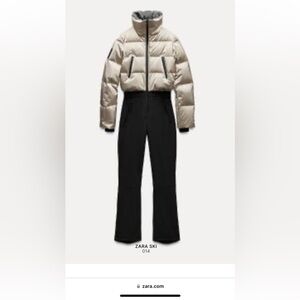 Zara chrome ski suit Size Medium
